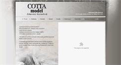 Desktop Screenshot of cottamodel.cz