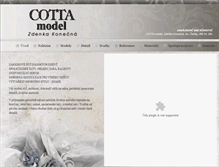 Tablet Screenshot of cottamodel.cz